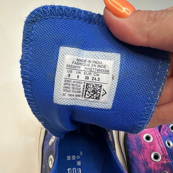 Converse Chuck Taylor AllStar High Miss Galaxy Space Sneakers - Picture 6 of 7